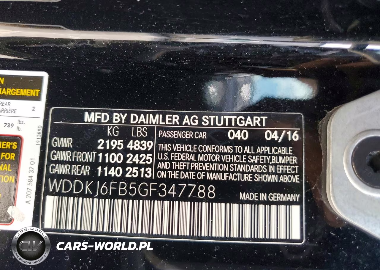 2016 Mercedes-Benz E 400 VIN:WDDKJ6FB5GF347788 - 12