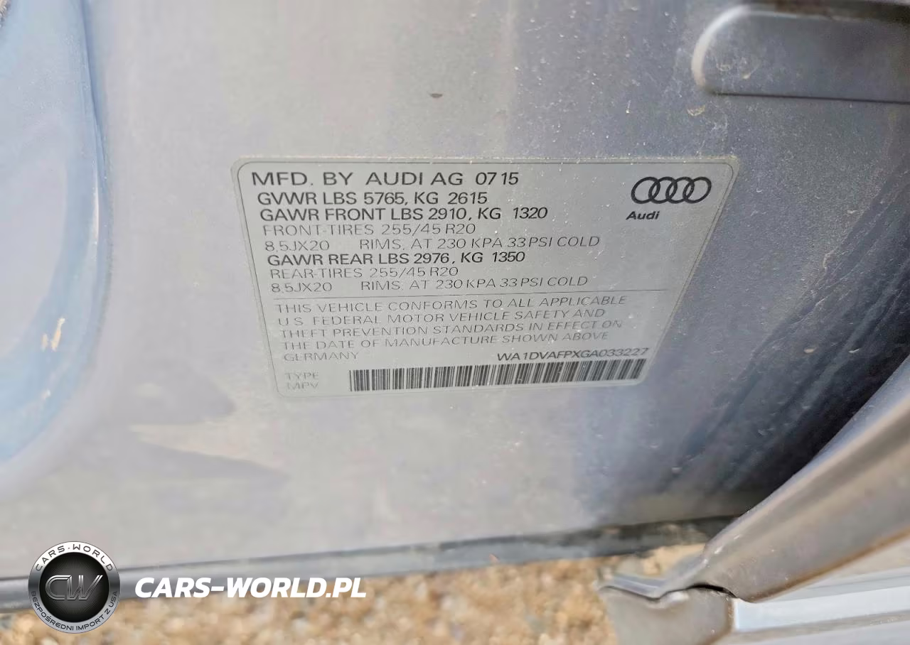 2016 Audi Q5 Tdi Premium Plus S-Line VIN:WA1DVAFPXGA033227 - 12