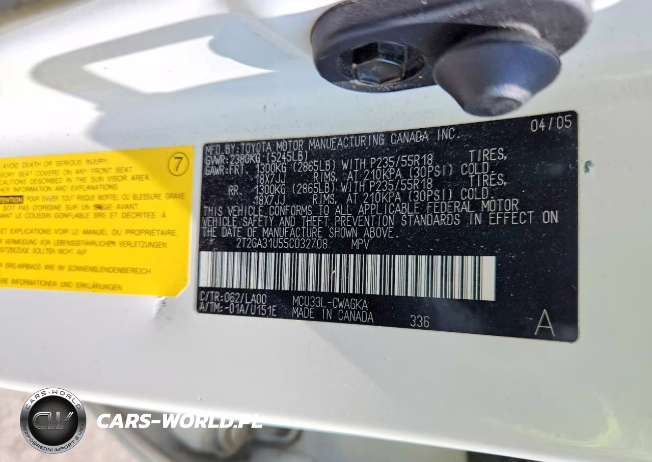 2005 Lexus Rx 330 VIN:2T2GA31U55C032708 - 13