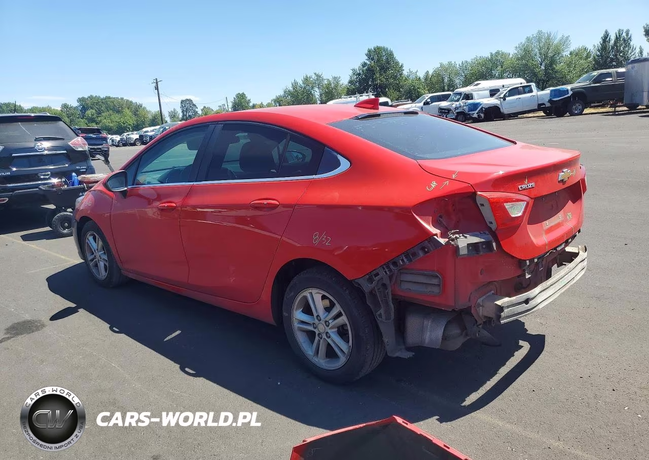 2017 Chevrolet Cruze Lt VIN:1G1BE5SMXH7193843 - 2