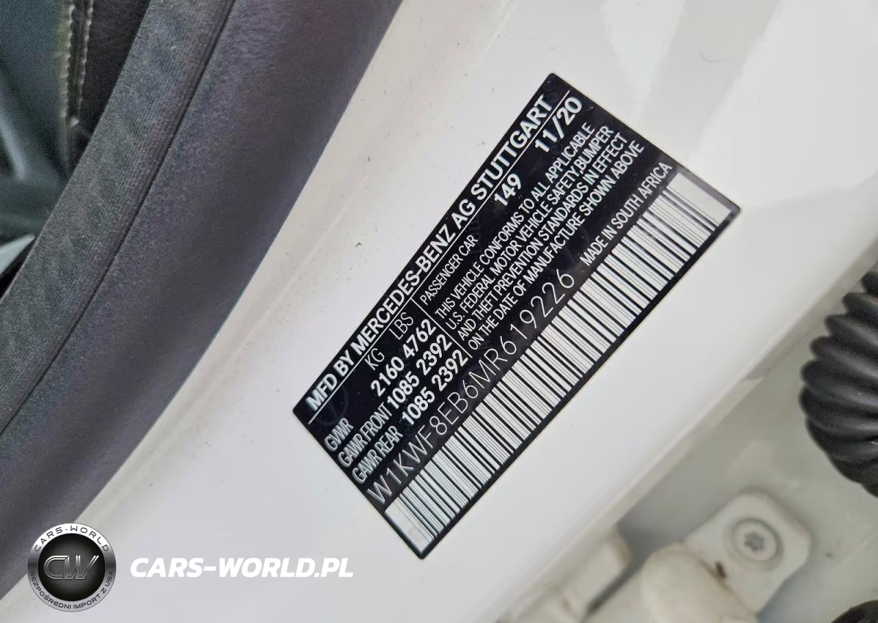 2021 Mercedes-Benz C 300 4Matic VIN:W1KWF8EB6MR619226 - 12
