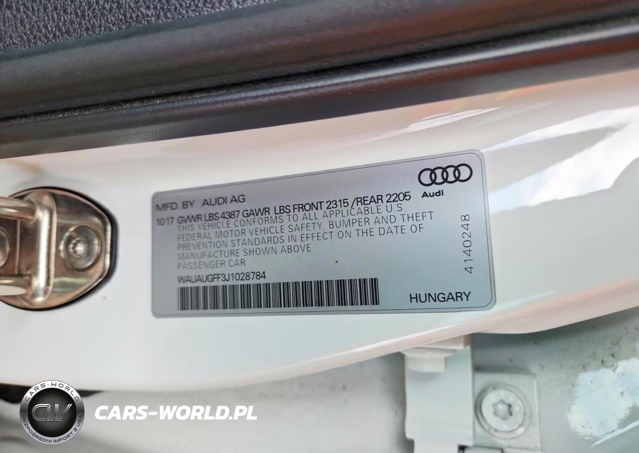 2018 Audi A3 Premium VIN:WAUAUGFF3J1028784 - 13
