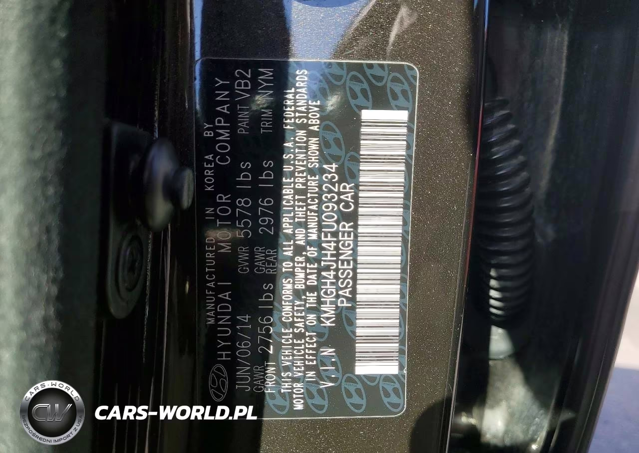 2015 Hyundai Equus Signature VIN:KMHGH4JH4FU093234 - 12