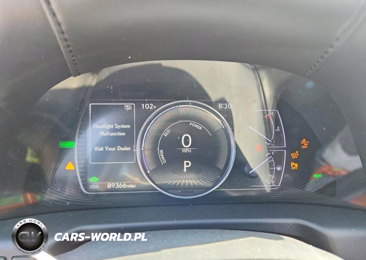 2019 Lexus Es 300H VIN:58AB21B18KU002917 - 9