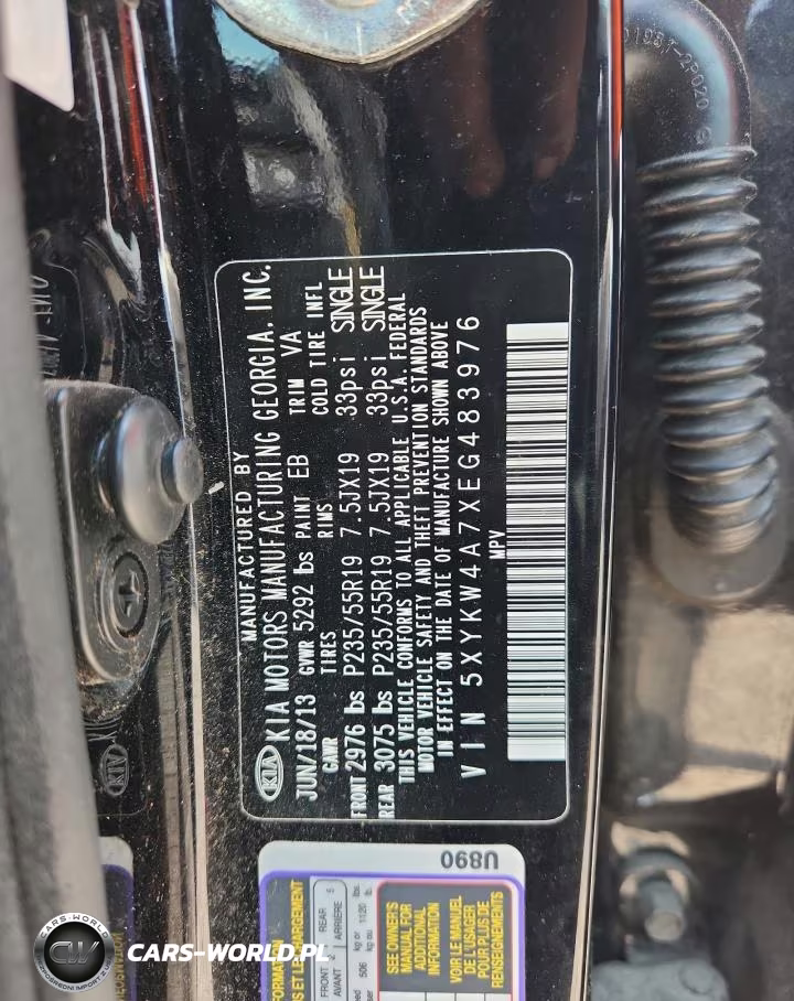 2014 Kia Sorento Sx Limited VIN:5XYKW4A7XEG483976 - 13