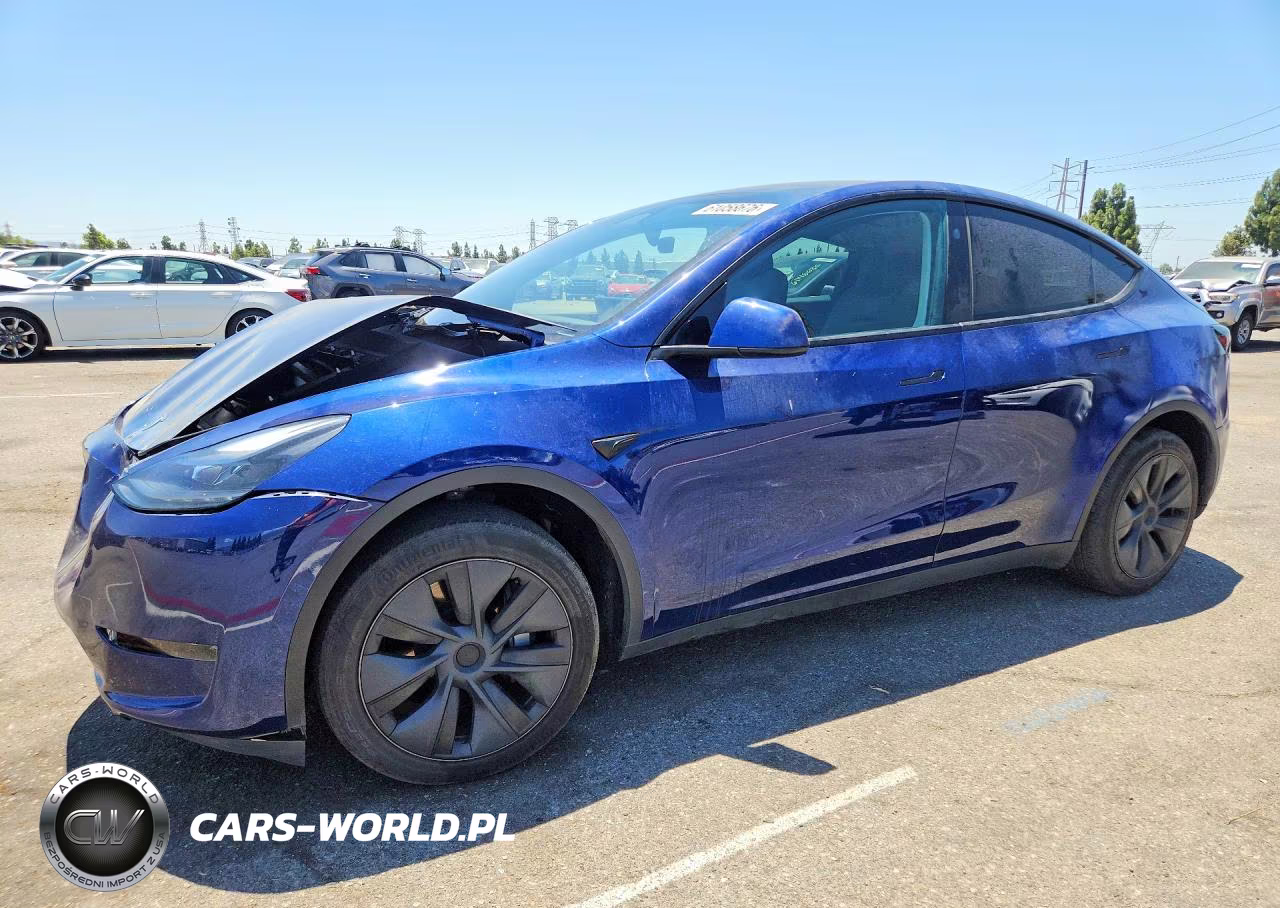 2024 Tesla Model Y VIN:7SAYGDED1RF160696 - 1