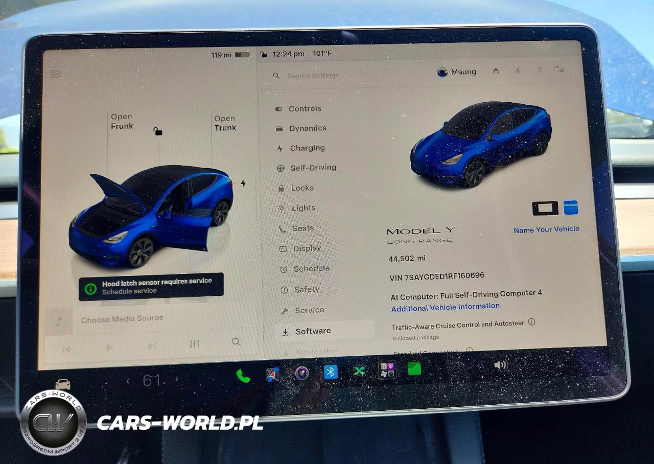 2024 Tesla Model Y VIN:7SAYGDED1RF160696 - 9