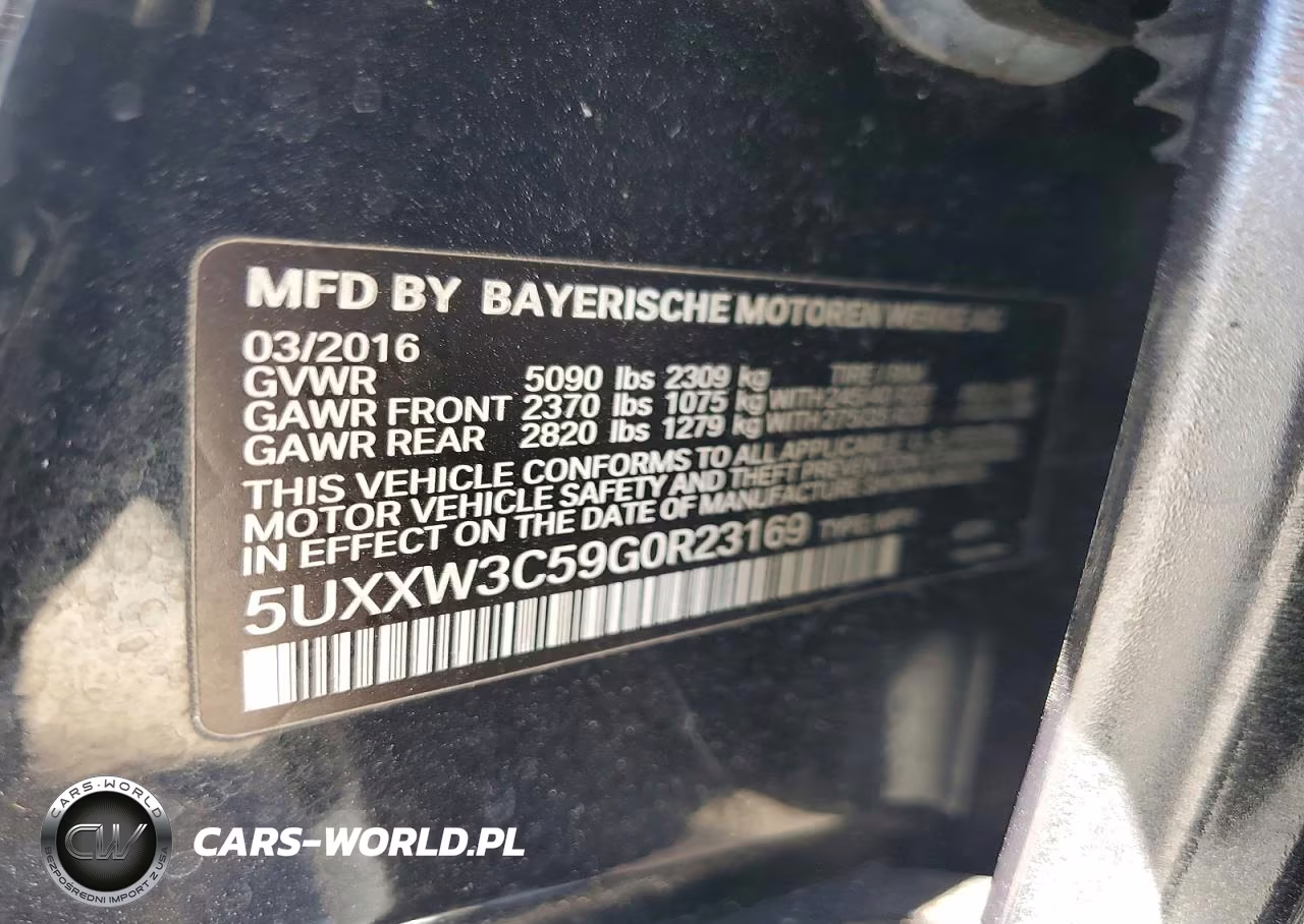 2016 BMW X4 xDrive28I VIN:5UXXW3C59G0R23169 - 12