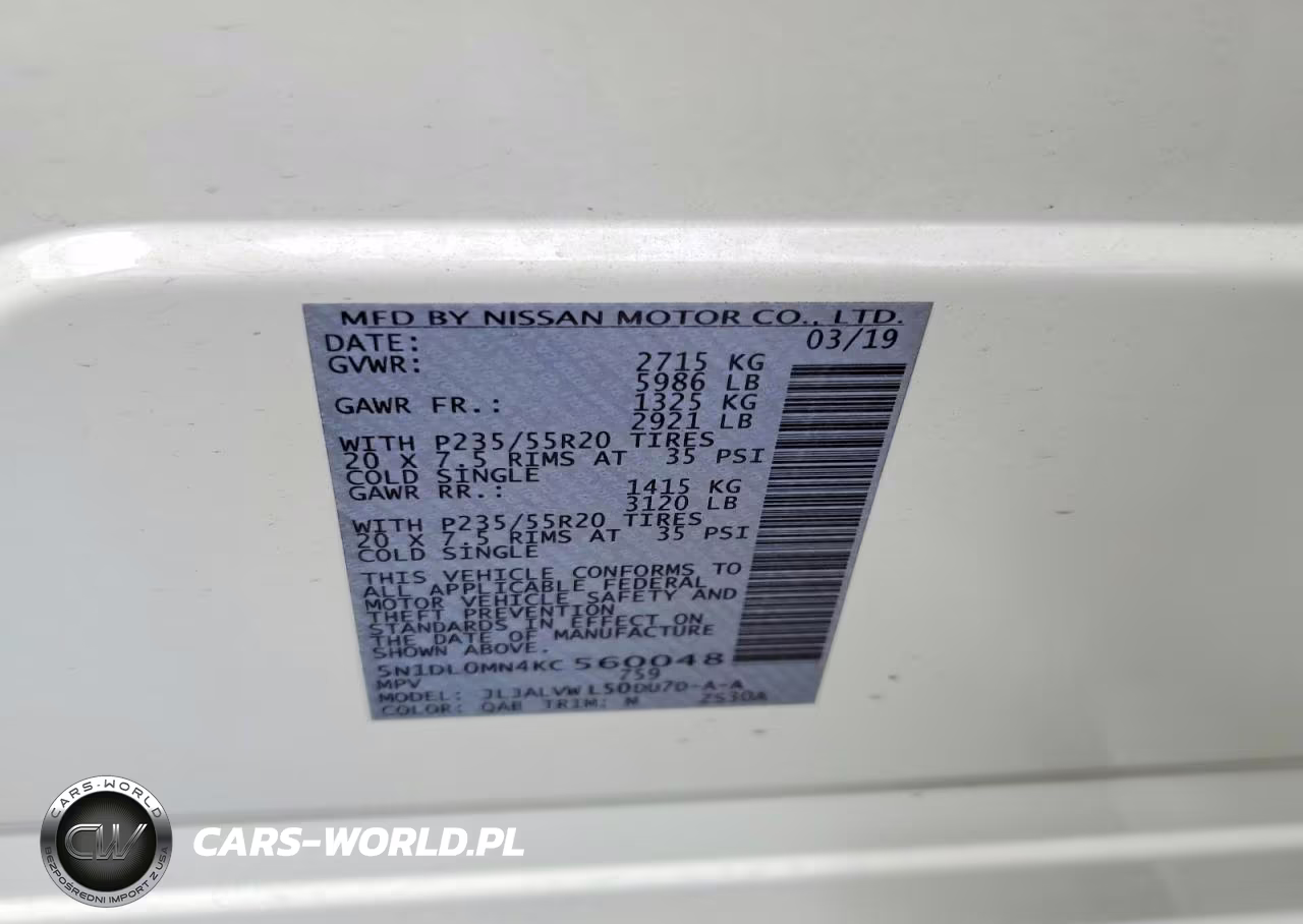 2019 Infiniti Qx60 Pure VIN:5N1DL0MN4KC560048 - 13