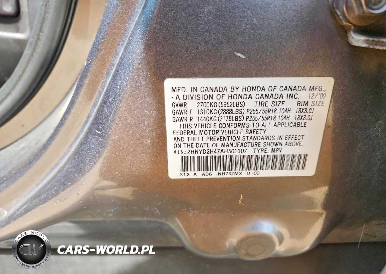 2010 Acura Mdx Technology VIN:2HNYD2H47AH501307 - 14