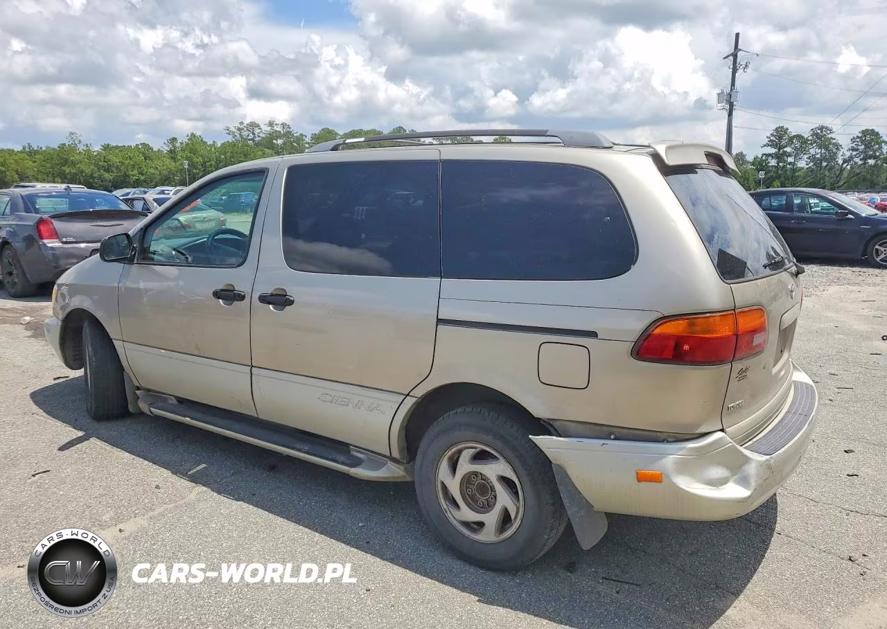 2000 Toyota Sienna Xle VIN:4T3ZF13C4YU317207 - 2