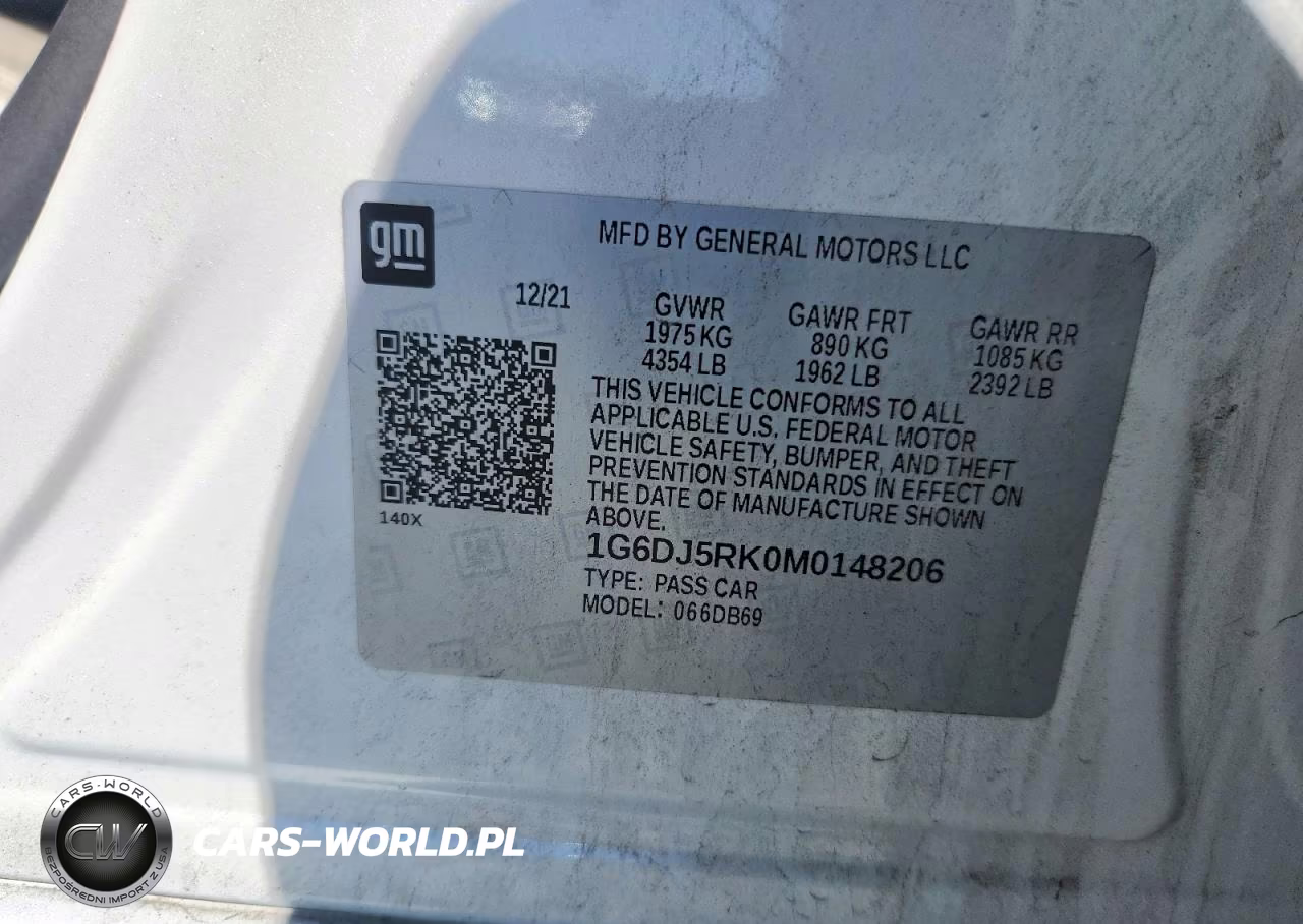 2021 Cadillac Ct4 Luxury VIN:1G6DJ5RK0M0148206 - 12