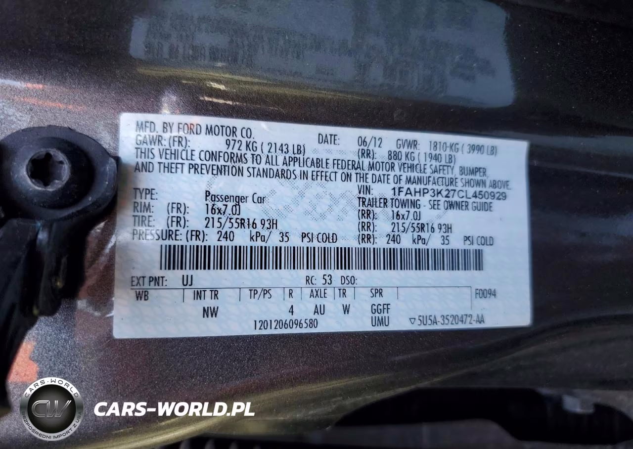 2012 Ford Focus Se VIN:1FAHP3K27CL450929 - 13