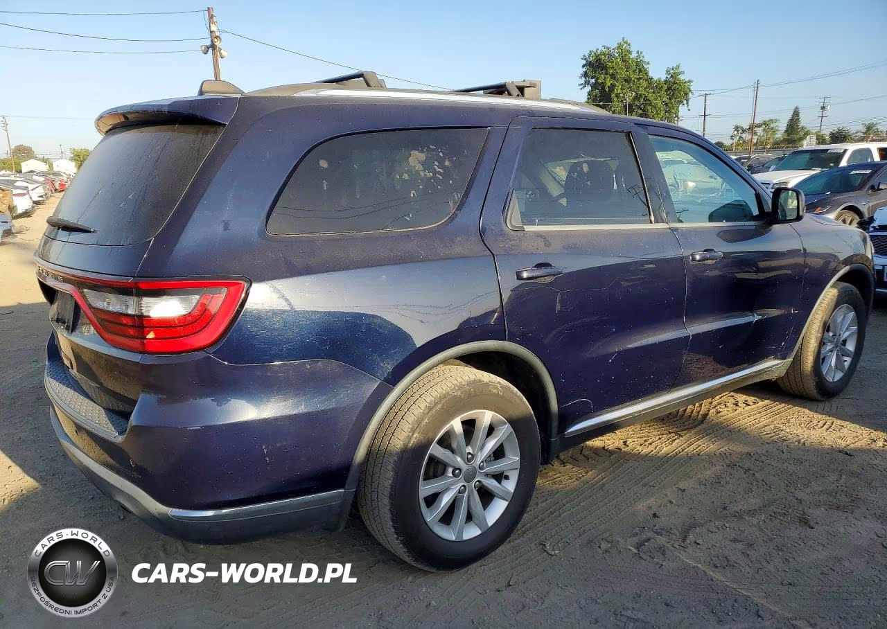 2014 Dodge Durango Sxt VIN:1C4RDHAG2EC593422 - 3
