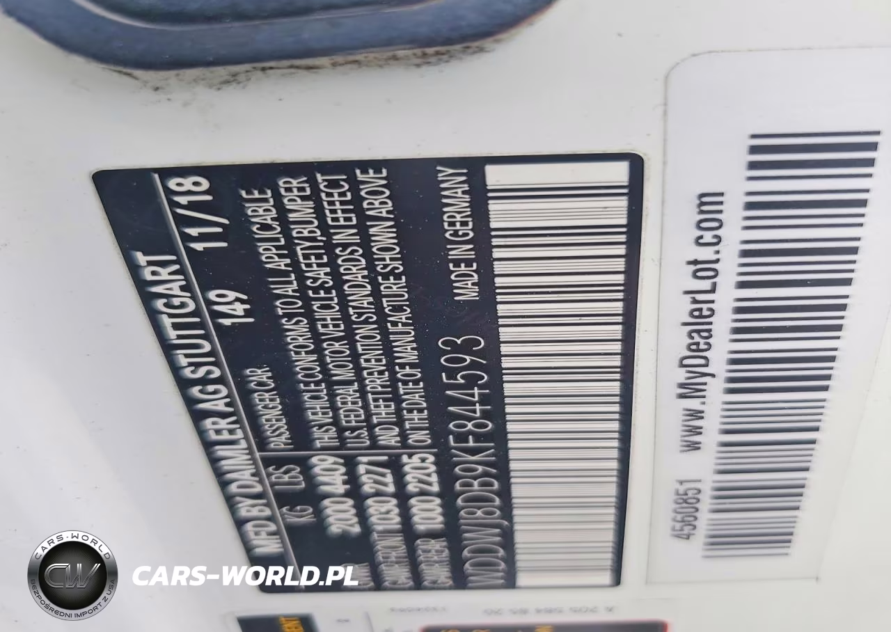 2019 Mercedes-Benz C 300 VIN:WDDWJ8DB9KF844593 - 12