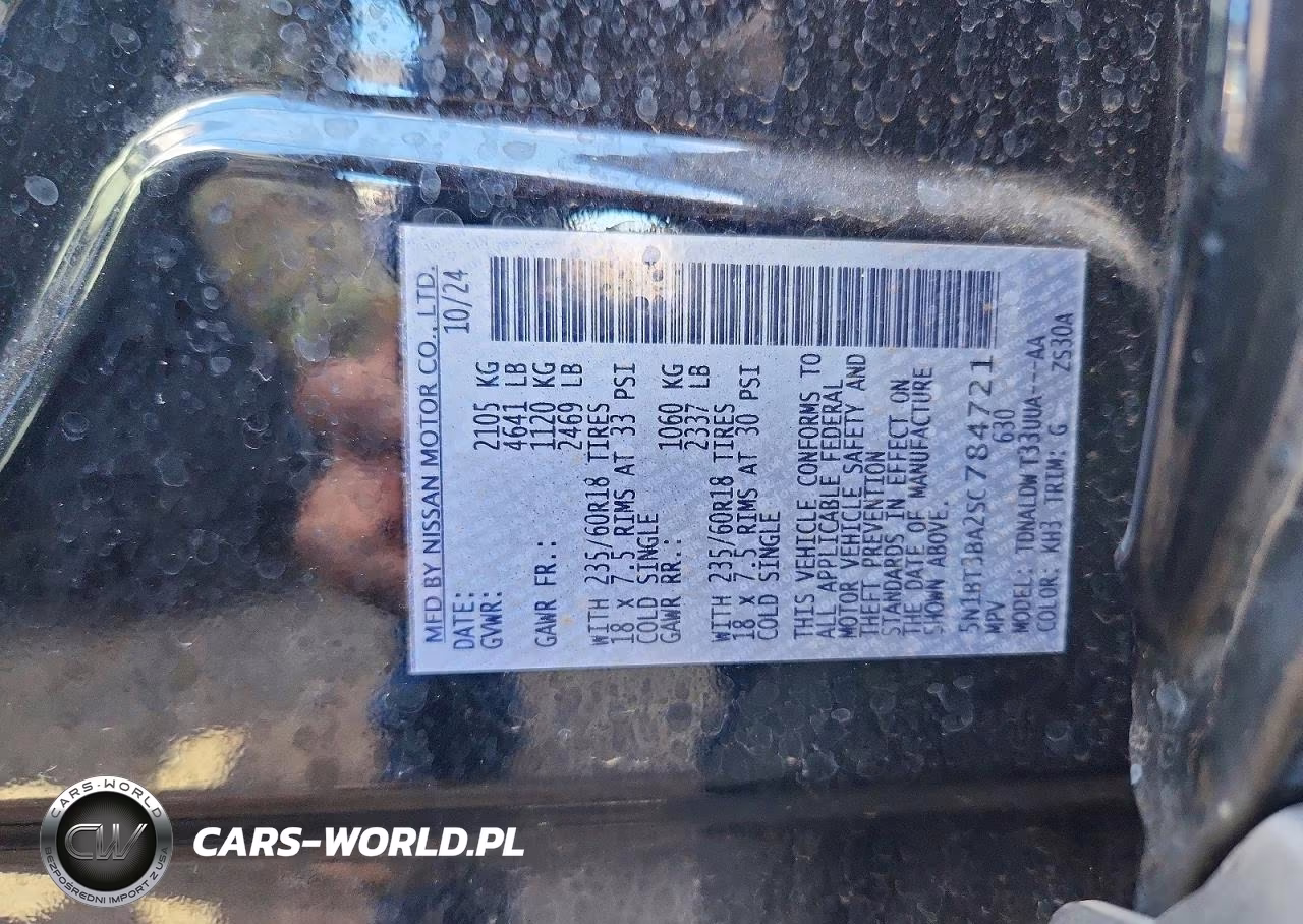 2025 Nissan Rogue Sv VIN:5N1BT3BA2SC784721 - 14