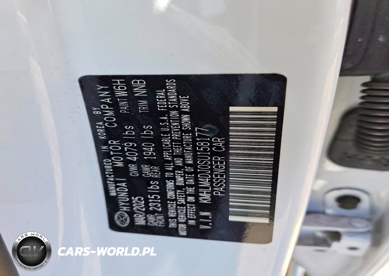 2025 Hyundai Elantra Hybrid Sel Sport VIN:KMHLM4DJ0SU158177 - 12
