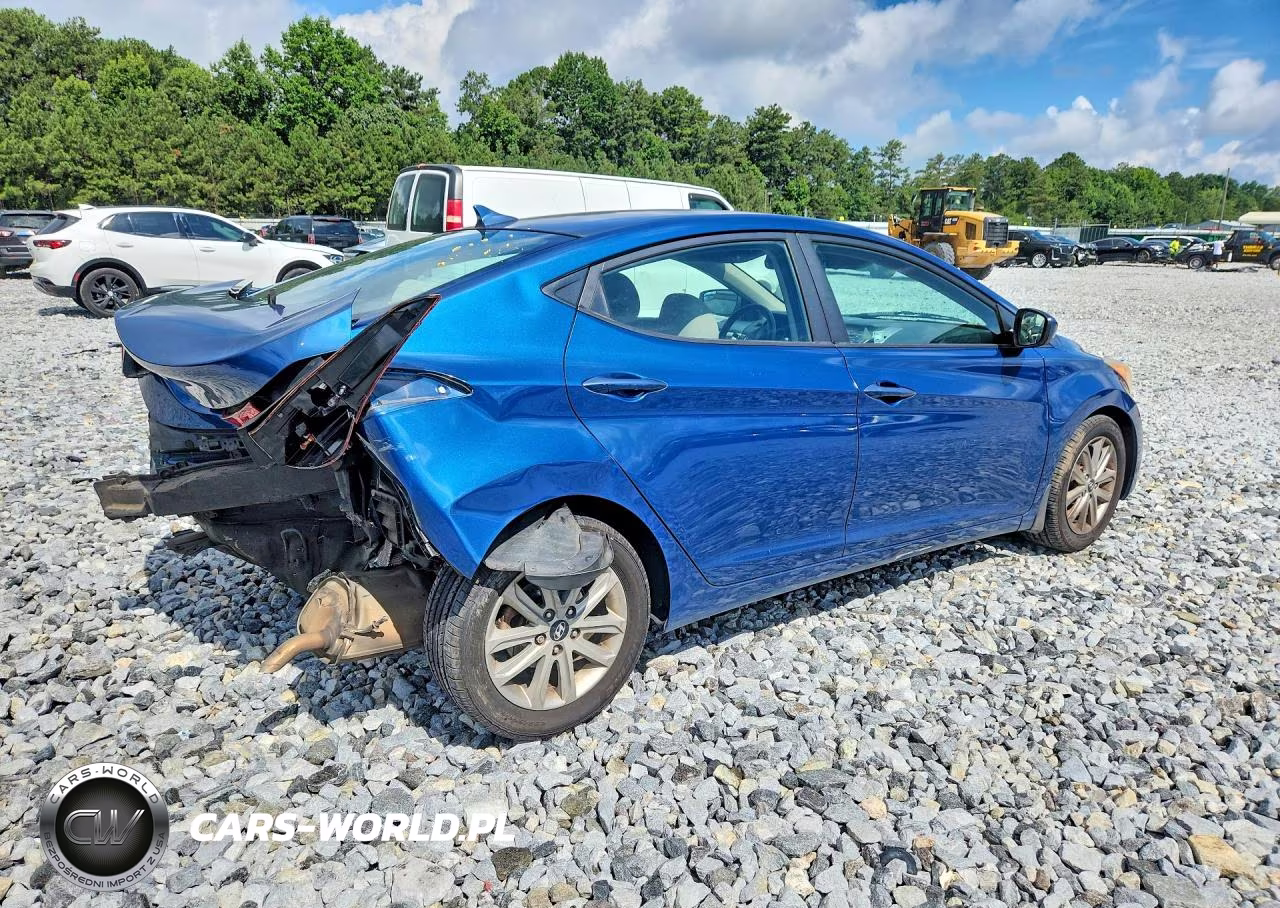 2014 Hyundai Elantra Se VIN:KMHDH4AE2EU083812 - 3