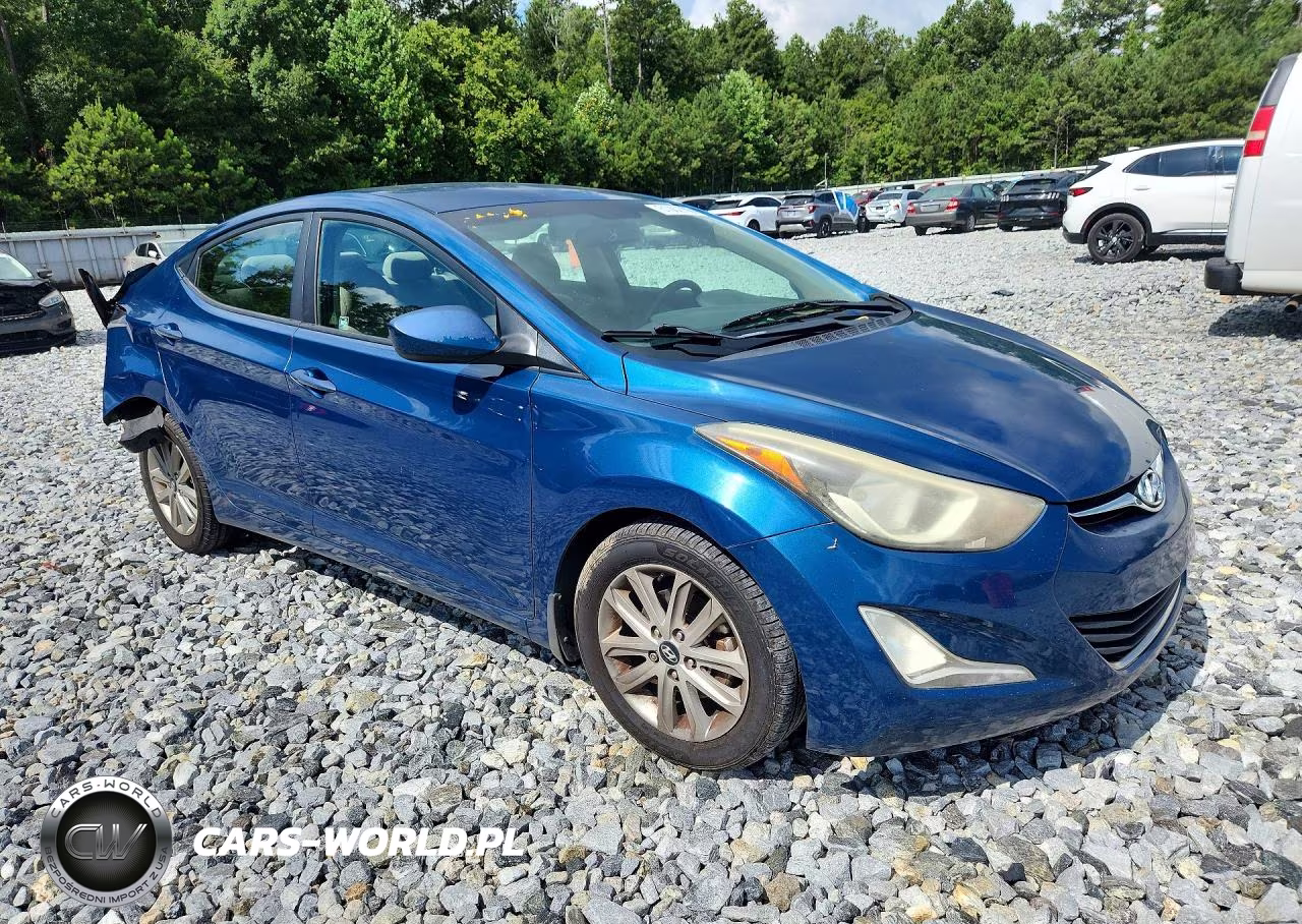 2014 Hyundai Elantra Se VIN:KMHDH4AE2EU083812 - 4