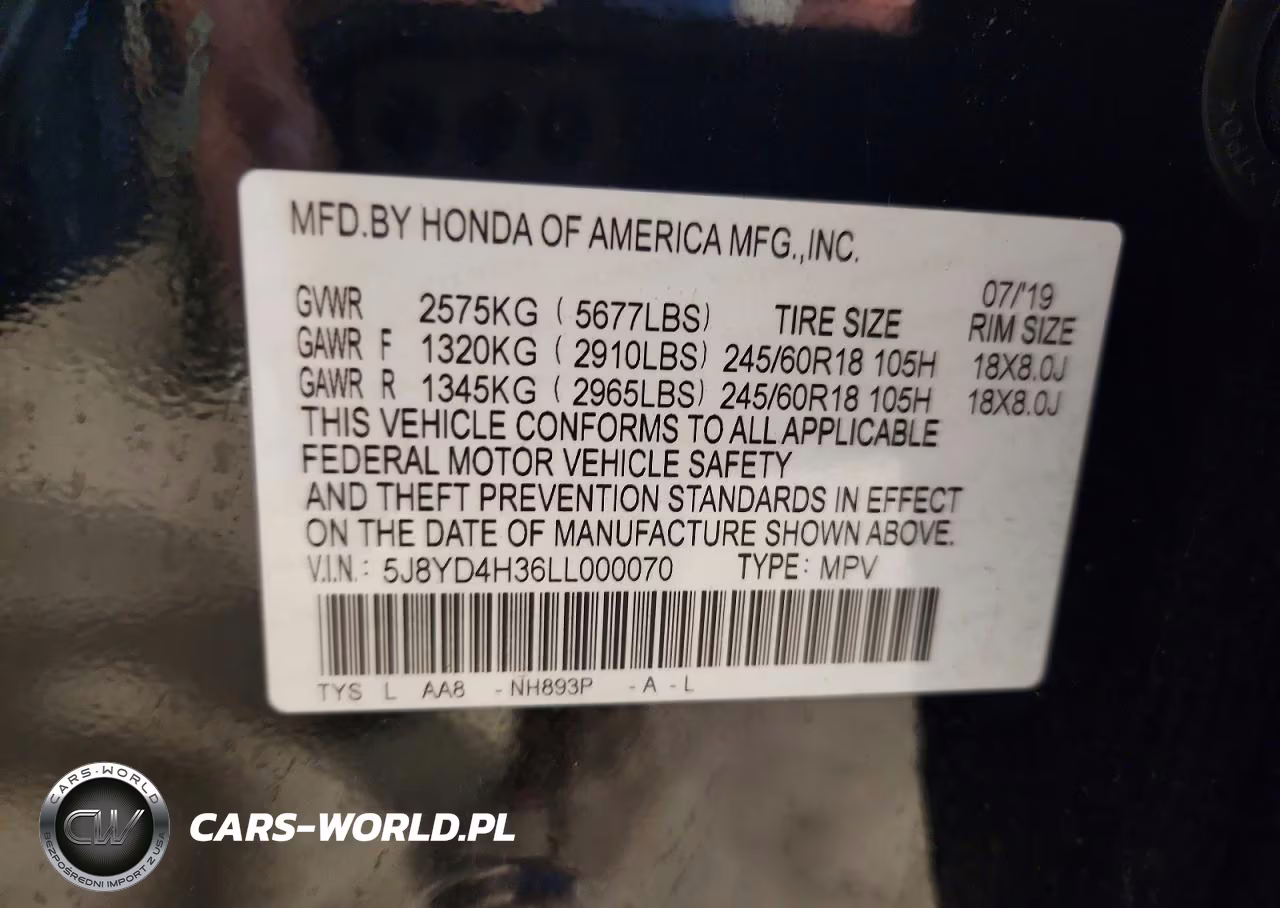 2020 Acura Mdx VIN:5J8YD4H36LL000070 - 13