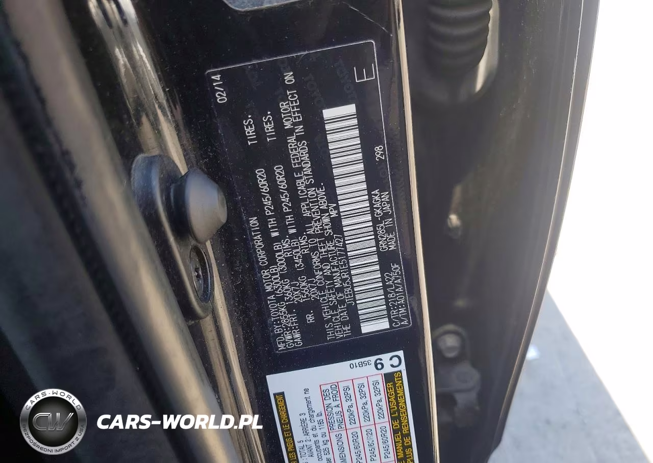 2014 Toyota 4Runner Limited VIN:JTEBU5JR1E5177427 - 14