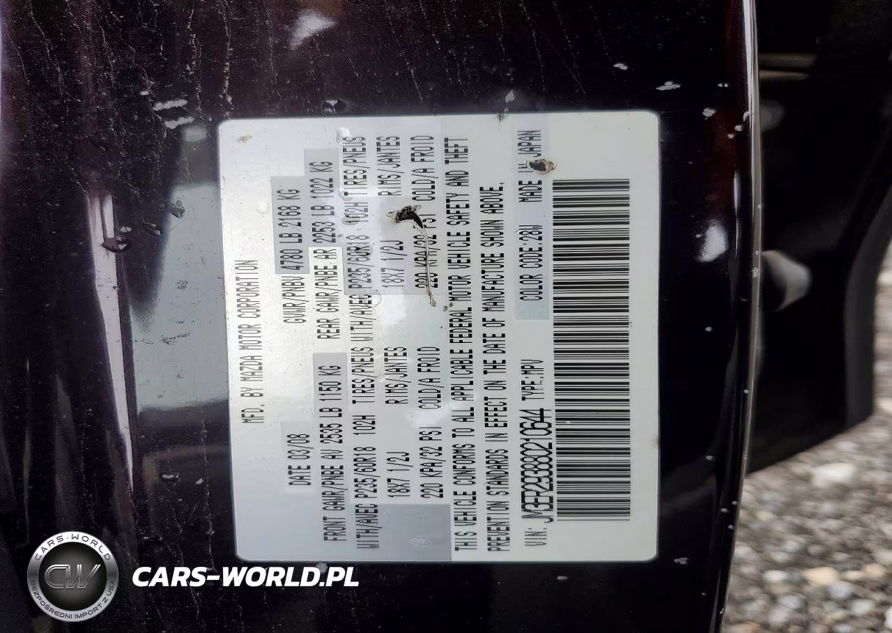 2008 Mazda Cx-7 VIN:JM3ER293880210644 - 13