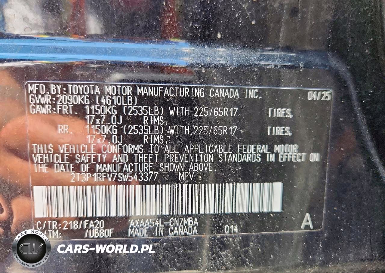 2025 Toyota Rav4 Xle VIN:2T3P1RFV7SW543377 - 13