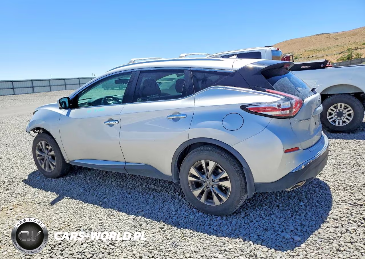 2015 Nissan Murano Sl VIN:5N1AZ2MH6FN289429 - 2