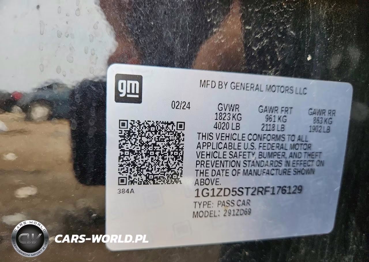 2024 Chevrolet Malibu Lt VIN:1G1ZD5ST2RF176129 - 12
