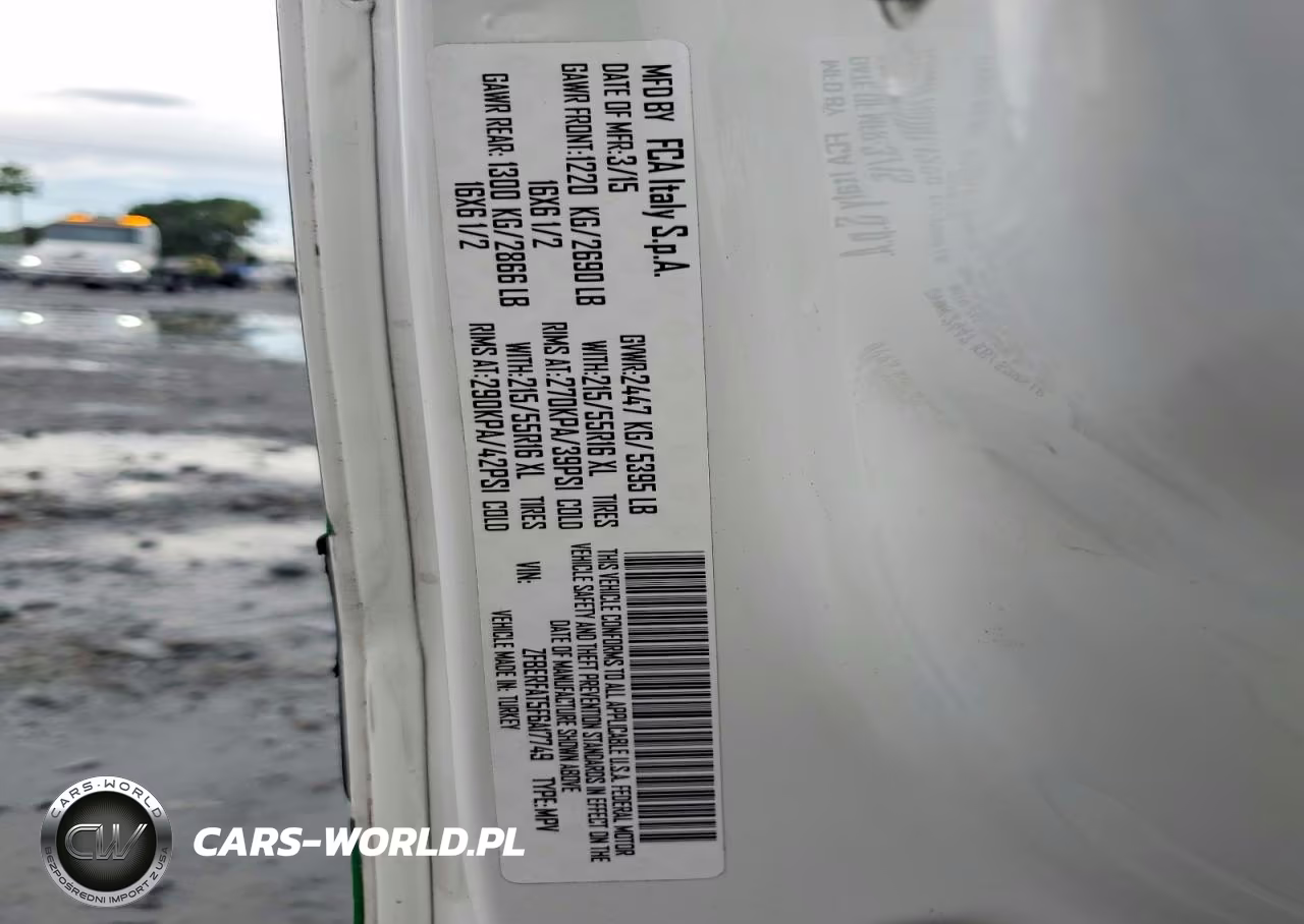 2015 Ram Promaster City VIN:ZFBERFAT5F6A17749 - 14