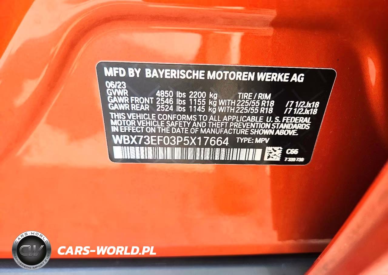 2023 BMW X1 xDrive28I VIN:WBX73EF03P5X17664 - 13