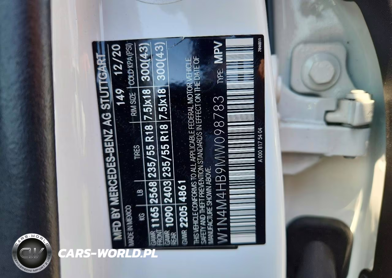 2021 Mercedes-Benz Glb 250 4Matic VIN:W1N4M4HB9MW098783 - 14