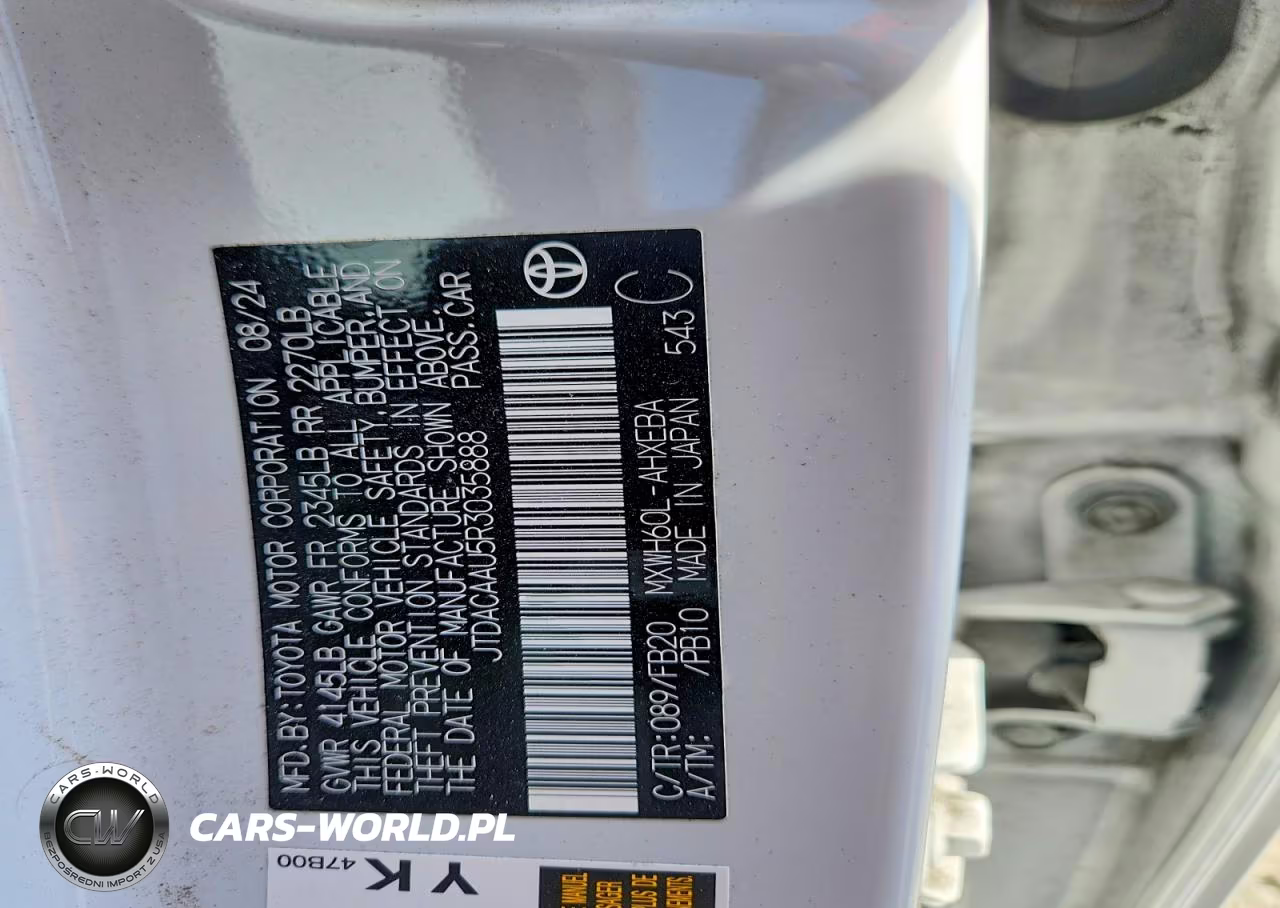 2024 Toyota Prius Le VIN:JTDACAAU5R3035888 - 12