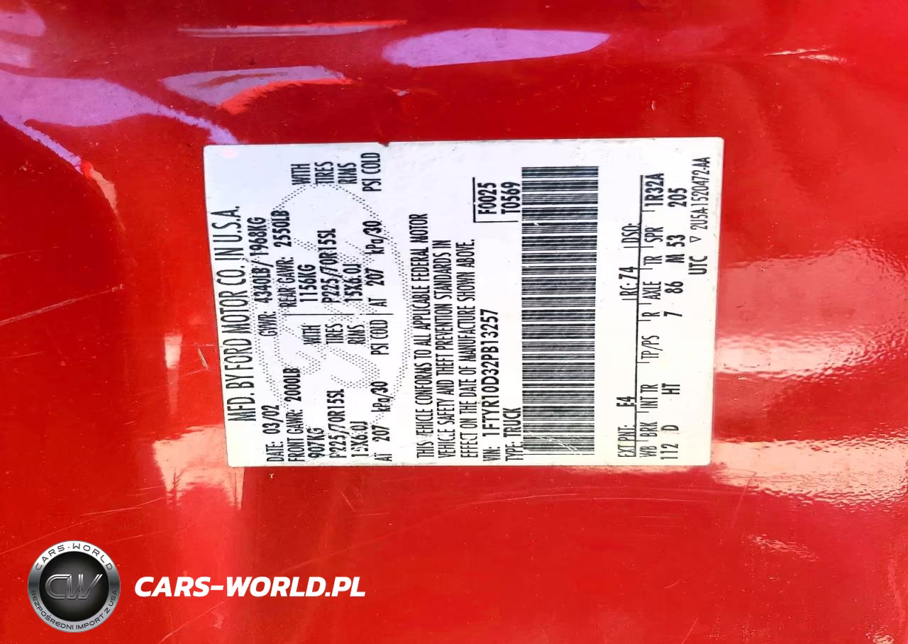 2002 Ford Ranger VIN:1FTYR10D32PB13257 - 12