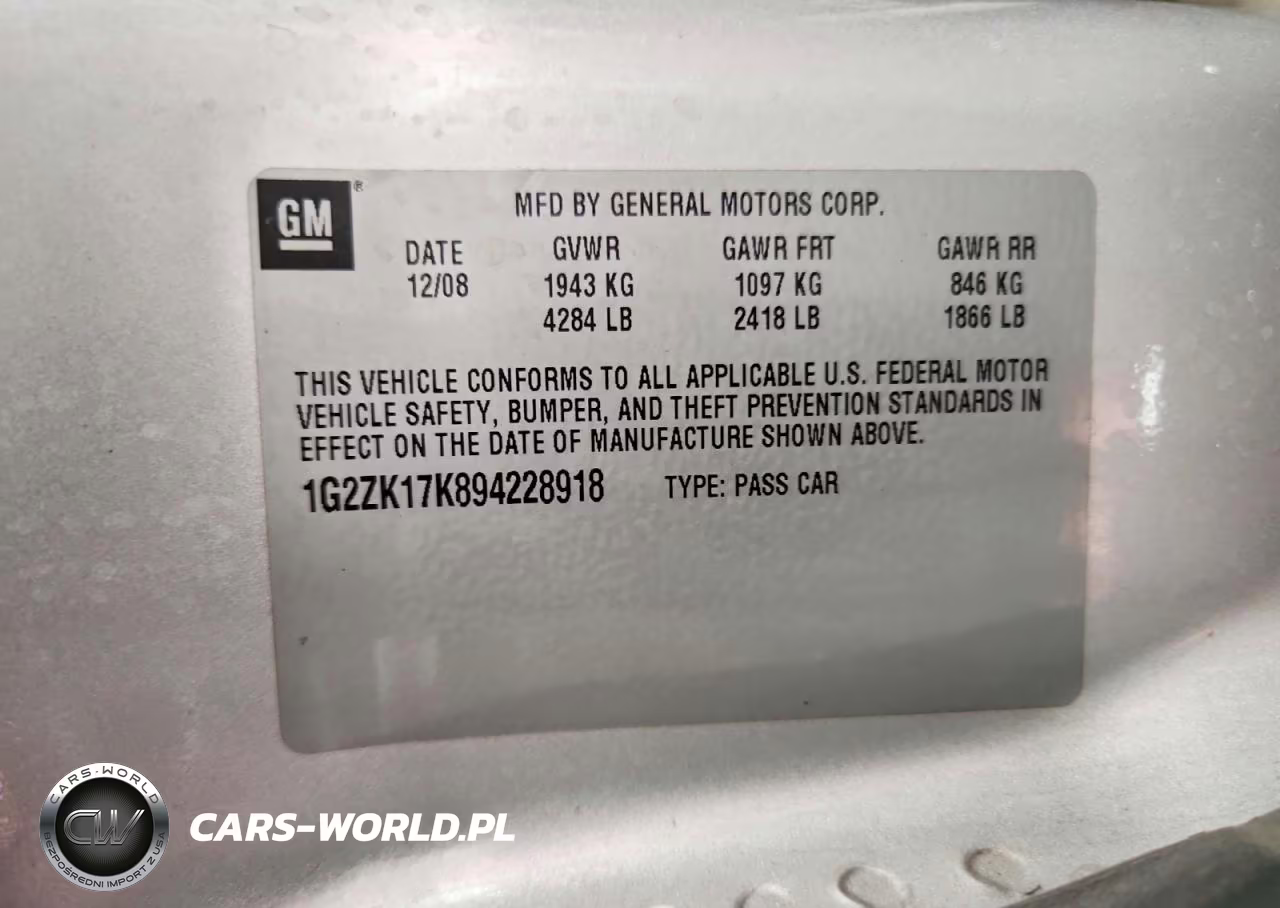 2009 Pontiac G6 Gt VIN:1G2ZK17K894228918 - 13