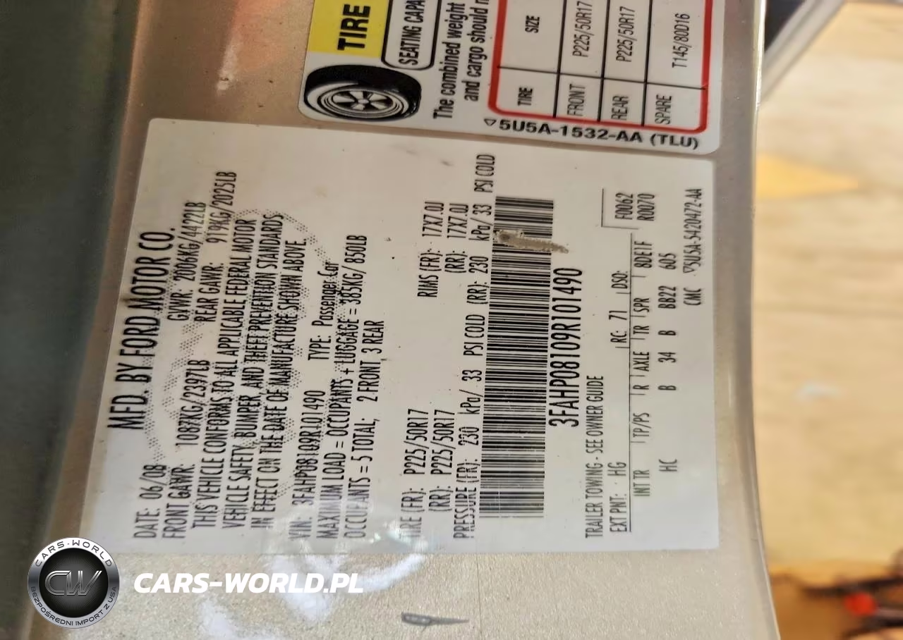 2009 Ford Fusion Sel VIN:3FAHP08109R101490 - 12