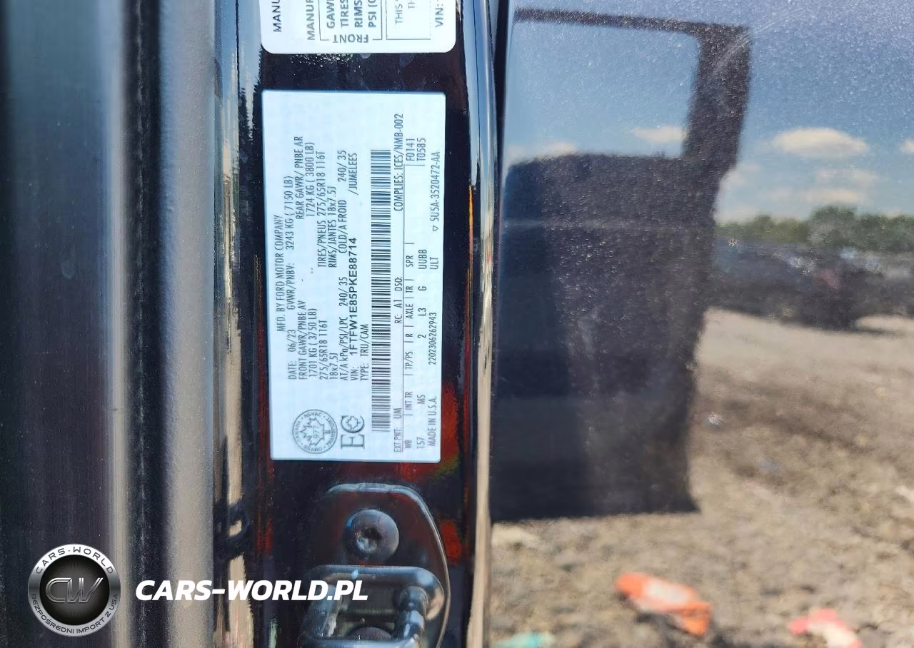 2023 Ford F150 Supercrew VIN:1FTFW1E85PKE88714 - 12