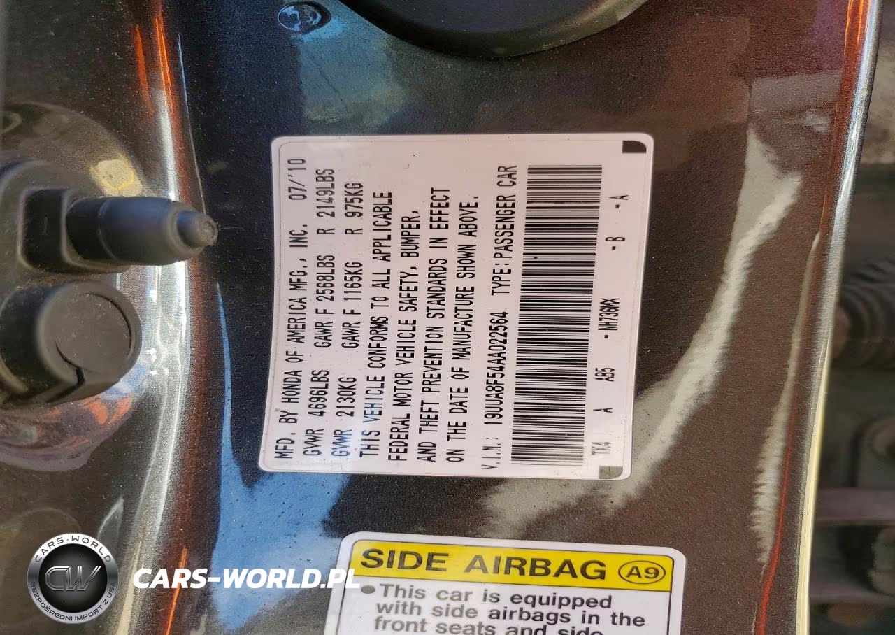 2010 Acura Tl VIN:19UUA8F54AA022564 - 12