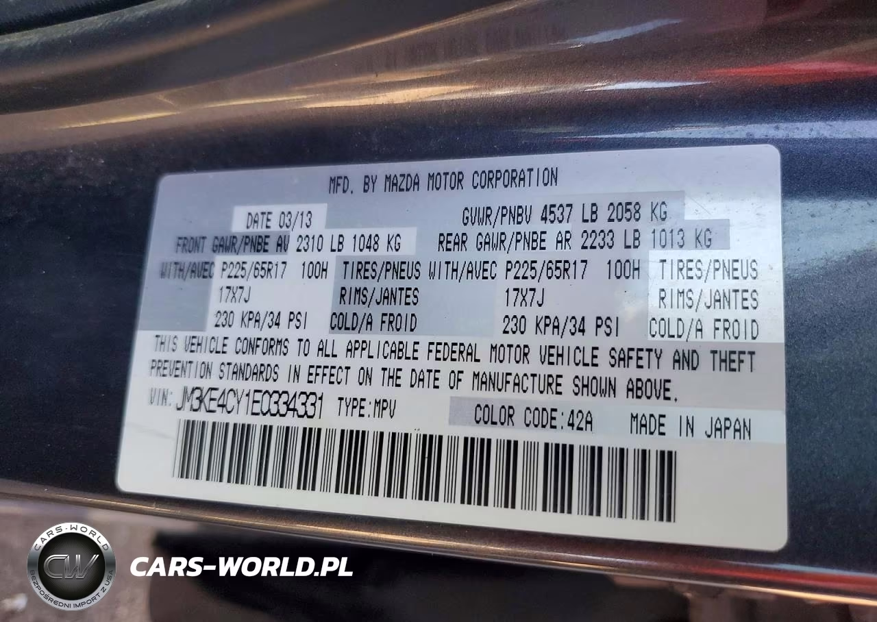 2014 Mazda Cx-5 Touring VIN:JM3KE4CY1E0334331 - 13