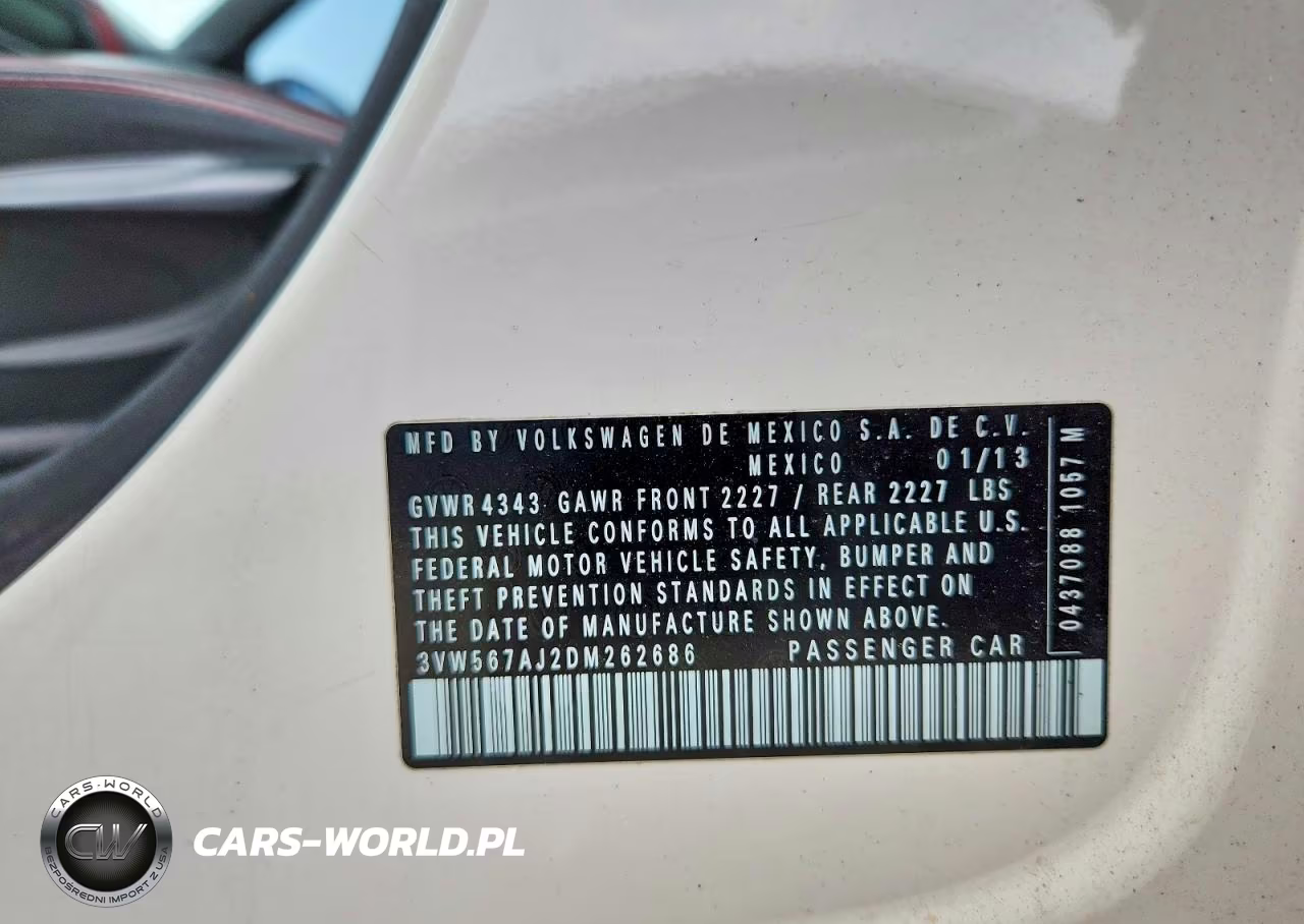 2013 Volkswagen Jetta Gli VIN:3VW567AJ2DM262686 - 12