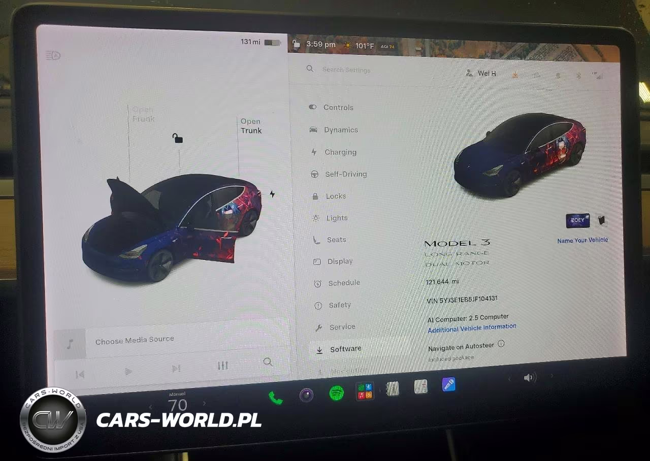 2018 Tesla Model 3 VIN:5YJ3E1EB5JF104131 - 9