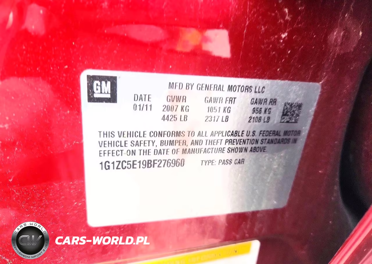 2011 Chevrolet Malibu 1Lt VIN:1G1ZC5E19BF276960 - 12