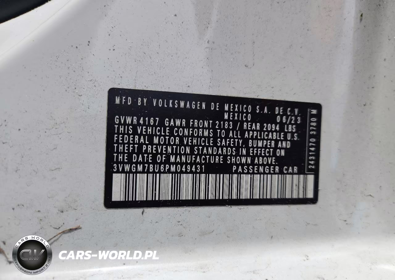 2023 Volkswagen Jetta Sel VIN:3VWGM7BU6PM049431 - 12
