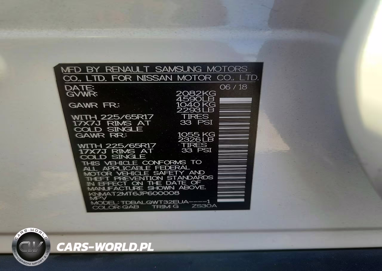2018 Nissan Rogue Sv VIN:KNMAT2MT6JP600008 - 13