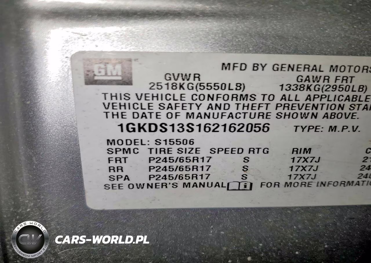 2006 GMC Envoy VIN:1GKDS13S162162056 - 14