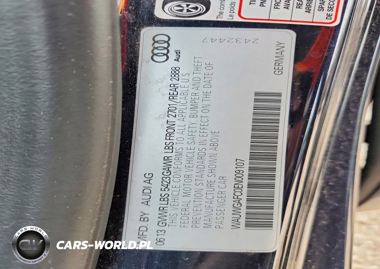 2014 Audi A7 Premium Plus VIN:WAUWGAFC0EN009107 - 12