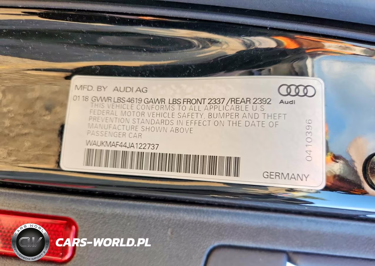 2018 Audi A4 Premium VIN:WAUKMAF44JA122737 - 12