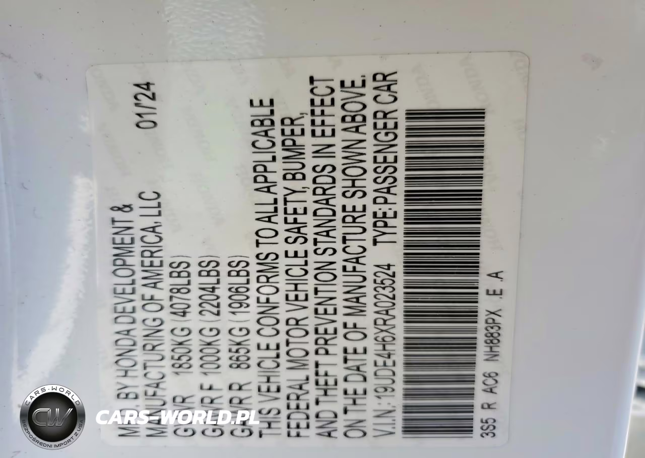 2024 Acura Integra A-Spec Tech VIN:19UDE4H6XRA023524 - 12