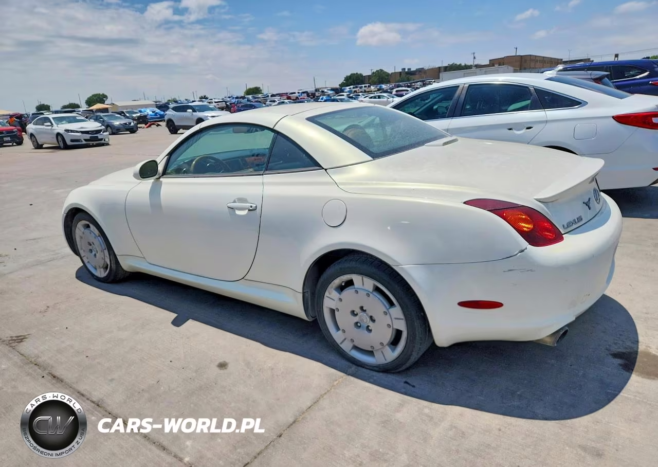 2002 Lexus Sc 430 VIN:JTHFN48YX20002613 - 2