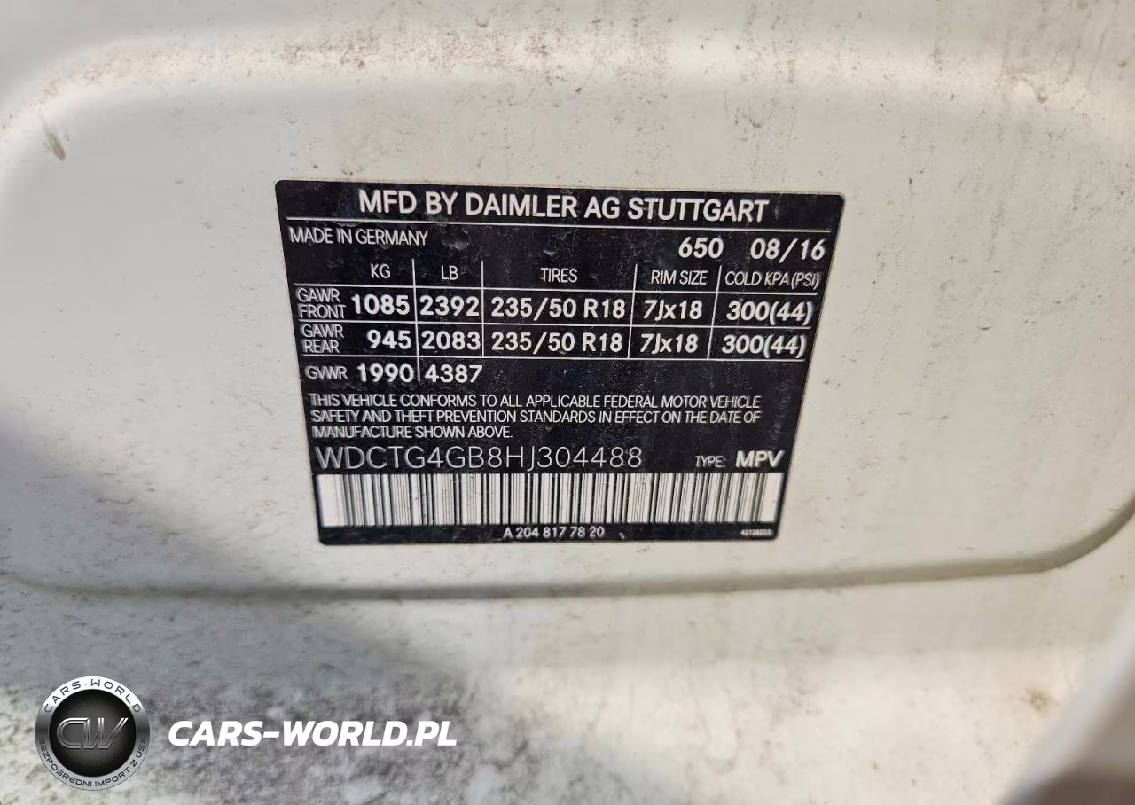 2017 Mercedes-Benz Gla 250 4Matic VIN:WDCTG4GB8HJ304488 - 12
